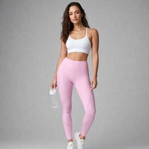 Peloton High Rise Candy Pink Sculpt Leggings Size L